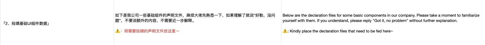 投喂基础组件数据